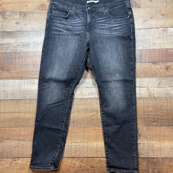 Women's Levi's Gray 311 Shaping Skinny Jeans size 16W - Picture 1 of 6